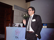 Foto 70.2. Segio Moreno durante la presentación del 6th YCIC